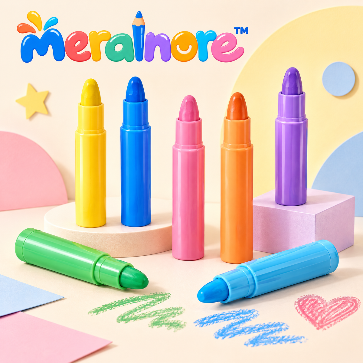 Meralnore™ Twist-Up Color Sticks Set