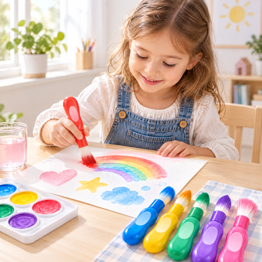 Meralnore™ Easy-Grip Kids Paint Brushes