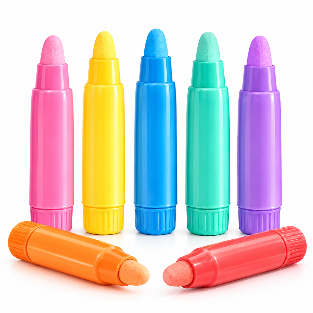 Meralnore™ Washable Chalk-Style Color Sticks