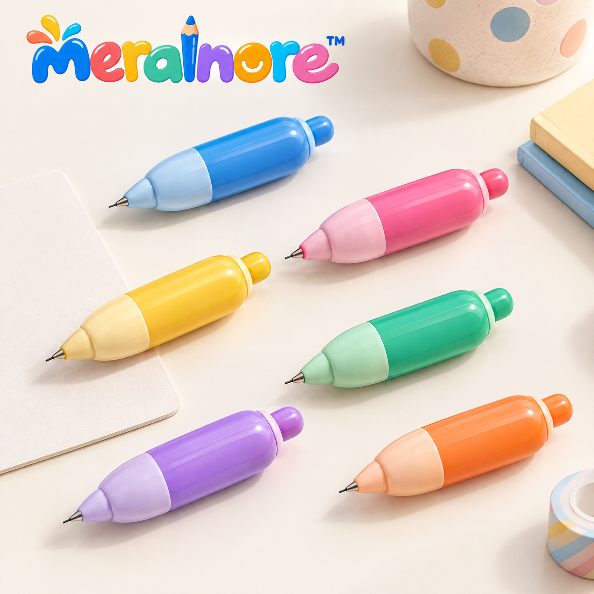 Meralnore™ Chunky Mechanical Pencil Set