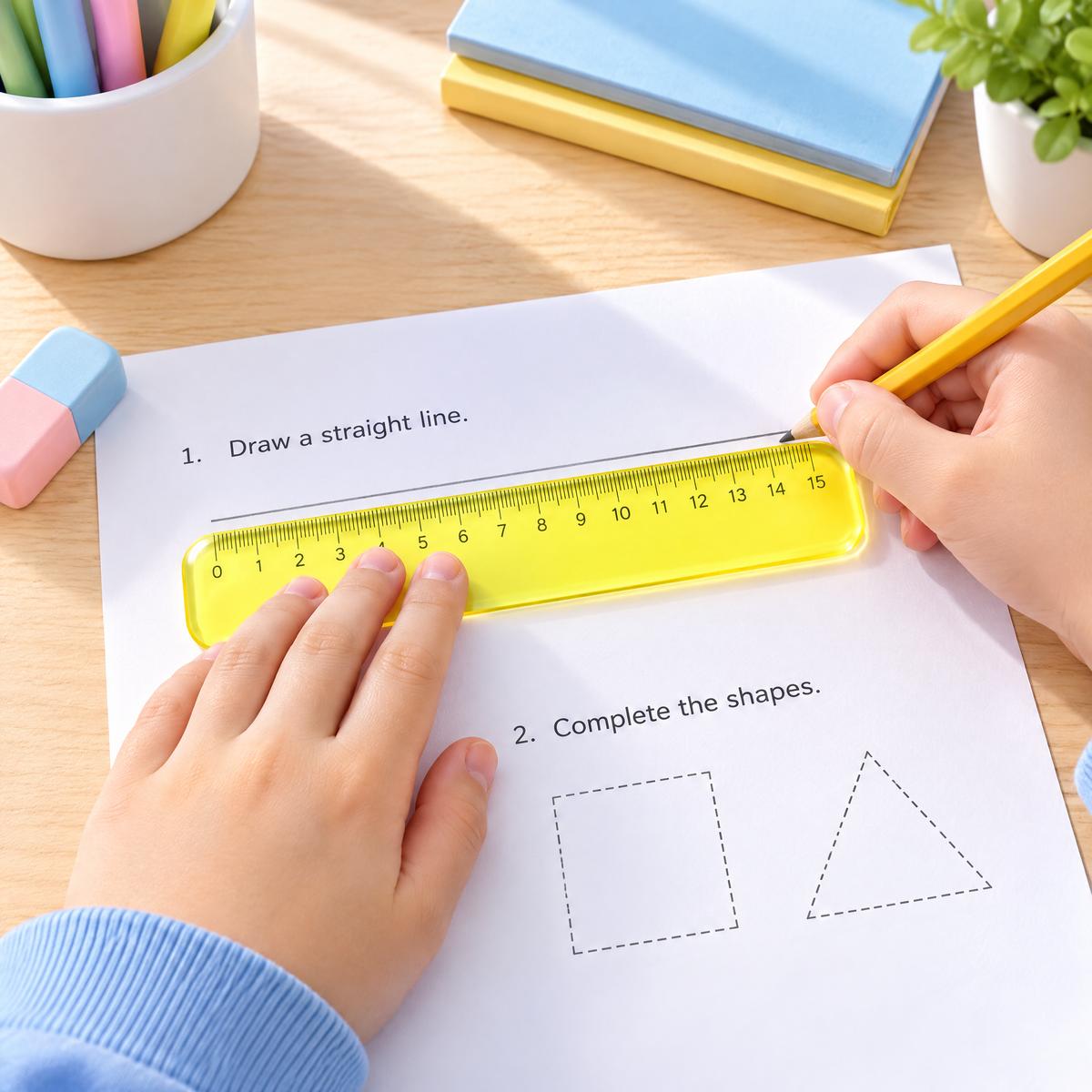 Meralnore™ Colorful Transparent Ruler Set
