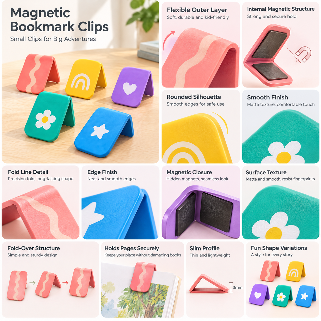 Meralnore™ Cute Page Marker Clips