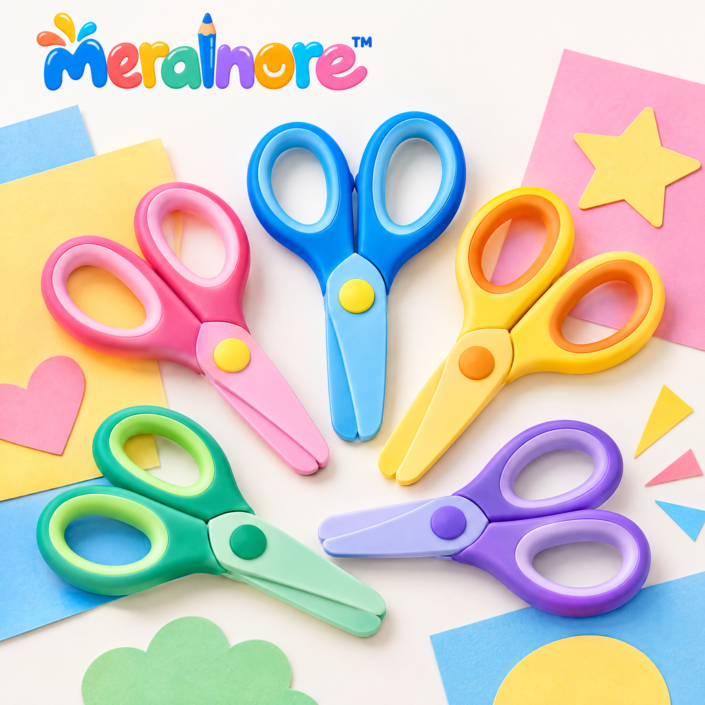 Meralnore™ Rounded Tip Craft Scissors